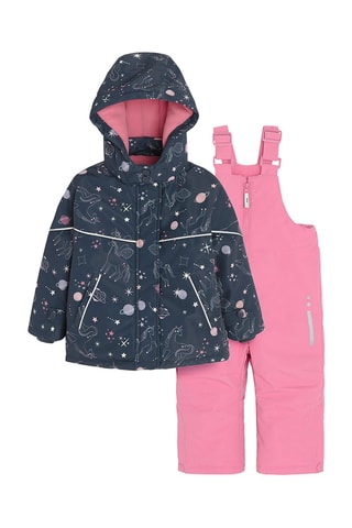Veste et pantalon de ski - Bleu marine et rose