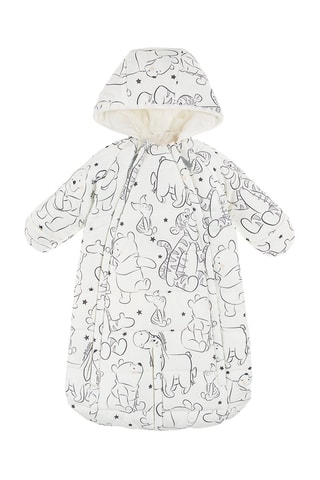 Gigoteuse à capuche Winnie l’ourson Disney - Blanc et noir