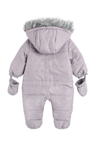 Combipilote à capuche Mauve