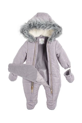Combipilote à capuche Mauve