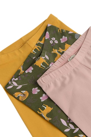 3 leggings - Rose