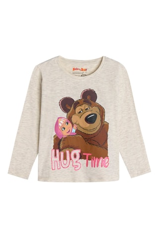 T-shirt Masha et Michka Gris chiné