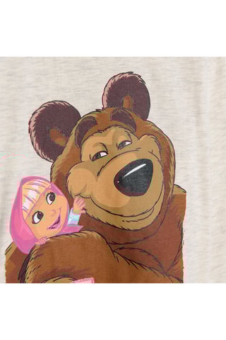 T-shirt Masha et Michka Gris chiné