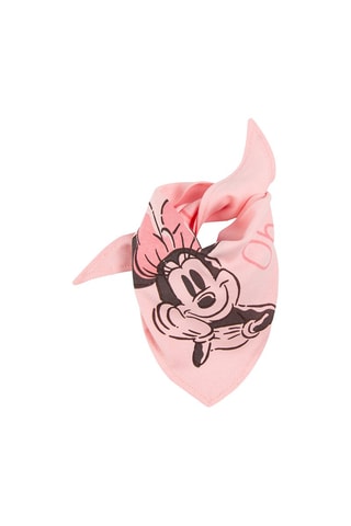 2 foulards Minnie et Mickey Disney Ecru et rose