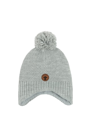 Bonnet aviateur Gris clair chiné