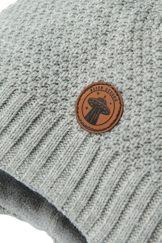 Bonnet aviateur Gris clair chiné