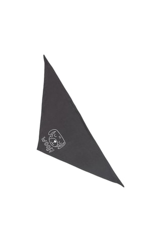 2 bandanas Anthracite et blanc