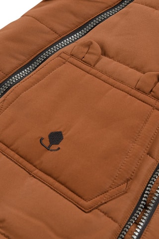 Combipilote à capuche Camel