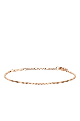 Armband Elan Box Chain - Roségoudkleurig