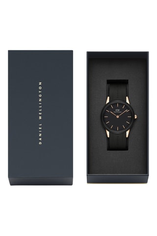 Rubberen Quartz Horloge Iconic Motion 44 - Zwart