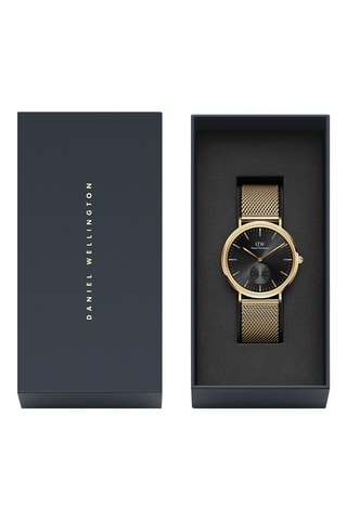 Roestvrijstalen Quartz Horloge Classic Multi-Eye 40 - Goudkleurig en Zwart