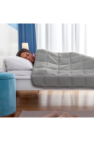 Couverture lestée 7 kg - Gris