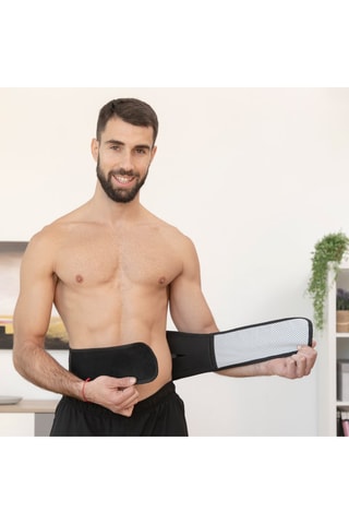 Ceinture correctrice de posture thermique - Noir
