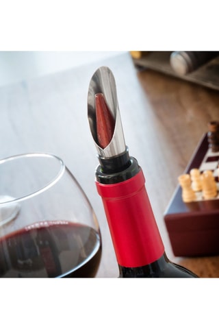 Coffret sommelier en acier inoxydable 2-en-1 - 5 pièces