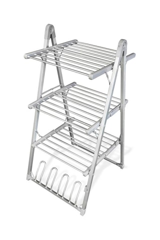 Séchoir à linge électrique Gris