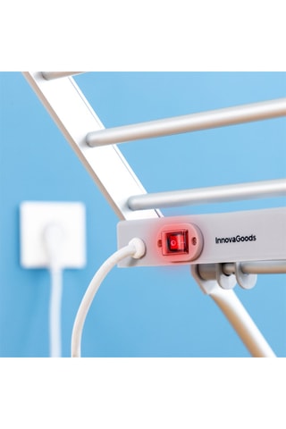 Etendoir à linge électrique pliable avec ailes - 230 W