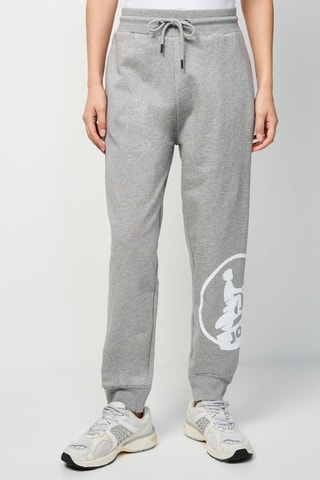 Broek Hoge Taille Soledad Logo - Grijs