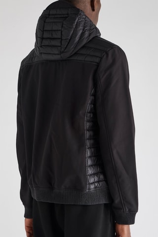 Veste bi-matière Paco - Noir