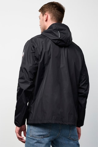 Coupe-vent à capuche Manille - Noir