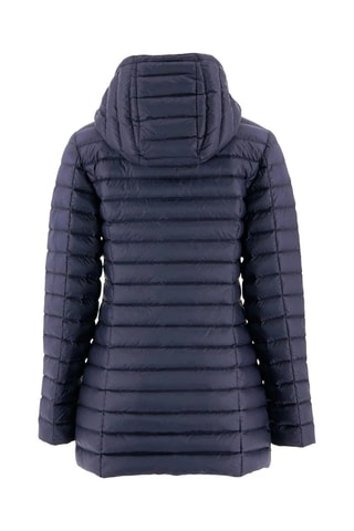 Gewatteerde Jas met Capuchon Nour - Marineblauw