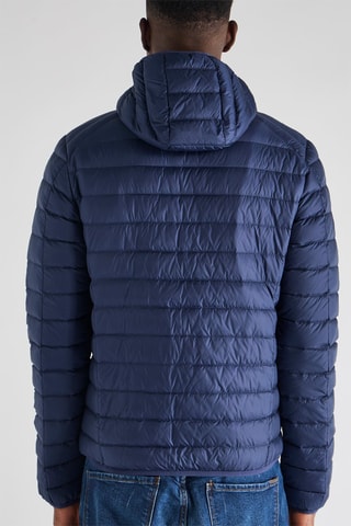 Gewatteerde Jas met Capuchon Nico - Marineblauw