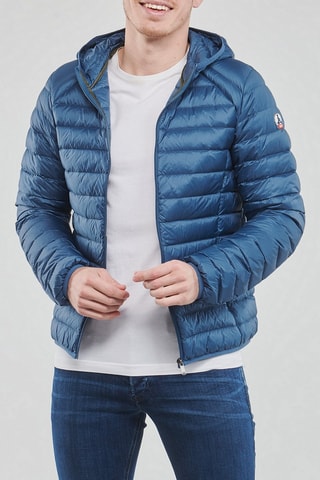 Gewatteerde Jas met Capuchon Nico - Blauw