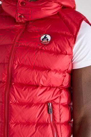 Bodywarmer Silver - Rood