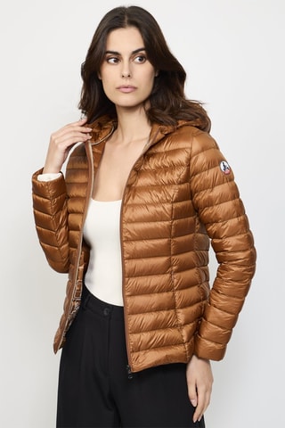 Doudoune à capuche Cloe - Caramel