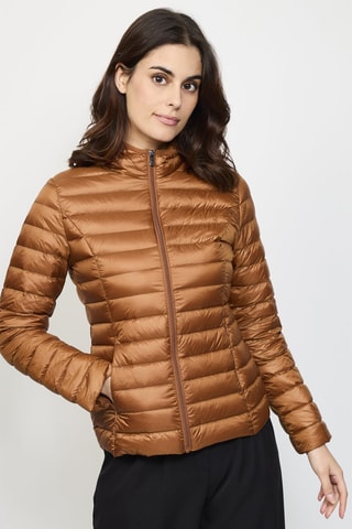 Doudoune à capuche Cloe - Caramel