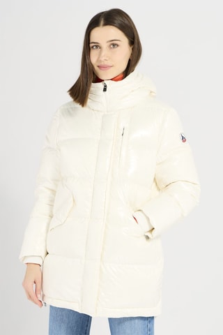 Doudoune à capuche Santa - Blanc