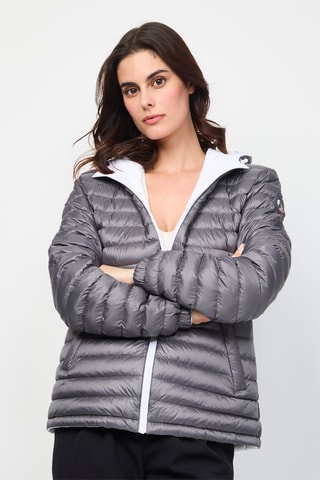 Doudoune réversible Vienne - Blanc et anthracite