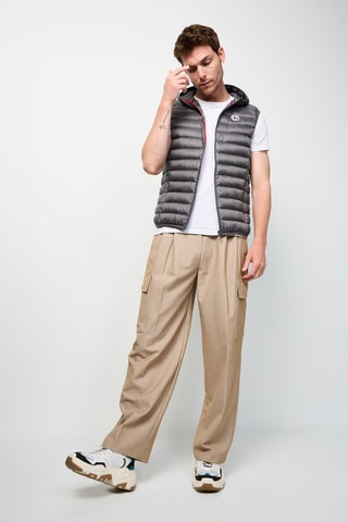 Bodywarmer met Capuchon Pat - Antraciet