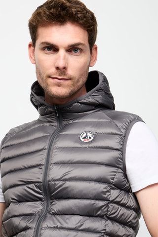 Bodywarmer met Capuchon Pat - Antraciet