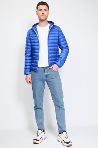 Doudoune à capuche Nico - Bleu roi