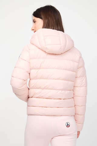 Doudoune à capuche Jane - Rose poudré