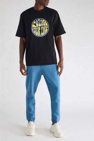 T-shirt en coton biologique Leo - Noir