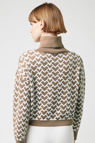 Pull Camel et blanc