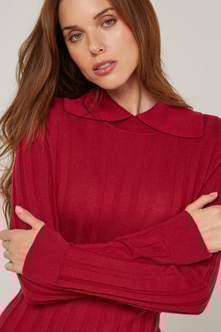 Camisola de lã - Vermelho