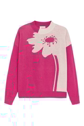 Camisola em lã merino - Rosa