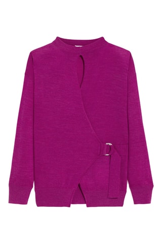 Camisola em lã merino - Violeta