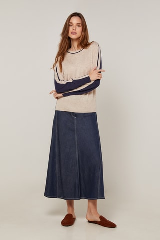 Pull en laine - Beige