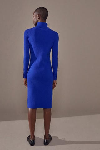 Vestido justo - Azul