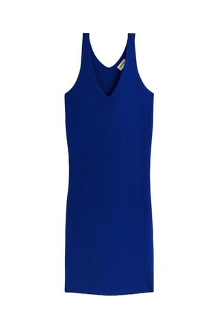 Vestido sem mangas - Azul