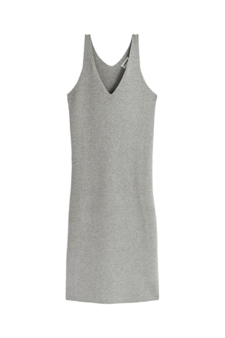 Vestido sem mangas - Cinzento