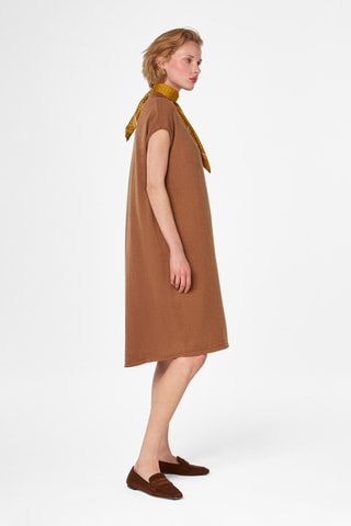 Vestido-camisa - Castanho