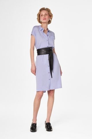 Vestido-camisa - Lavanda