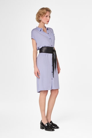 Vestido-camisa - Lavanda