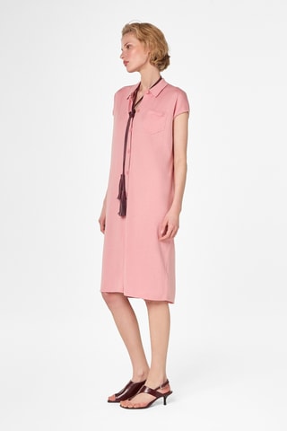 Vestido-camisa - Rosa