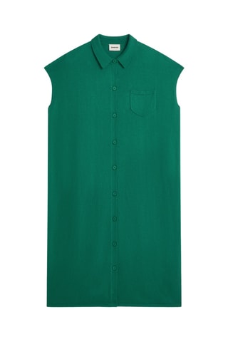 Vestido-camisa - Verde