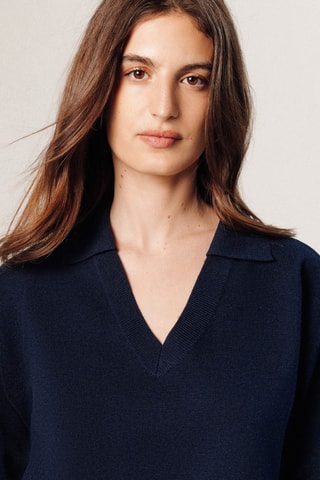 Camisola - Azul-marinho